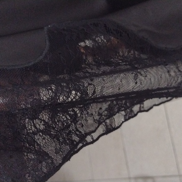 ZARA Sultry Silk Slip Lace Art Deco Flapper Dress NWT - Picture 7 of 13